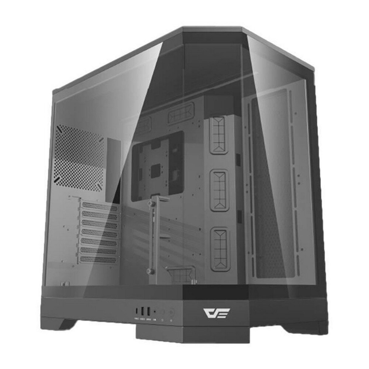 Darkflash dqx90 black computerkast 2 orig - Darkflash DQX90 Black ATX Behuizing