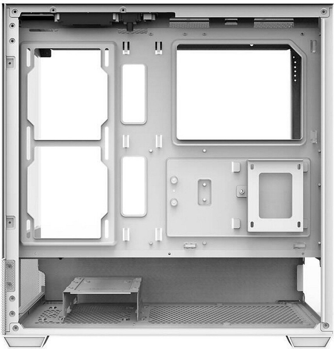 DS900 Air White ATX Mid Tower Computer Case - afbeelding 6