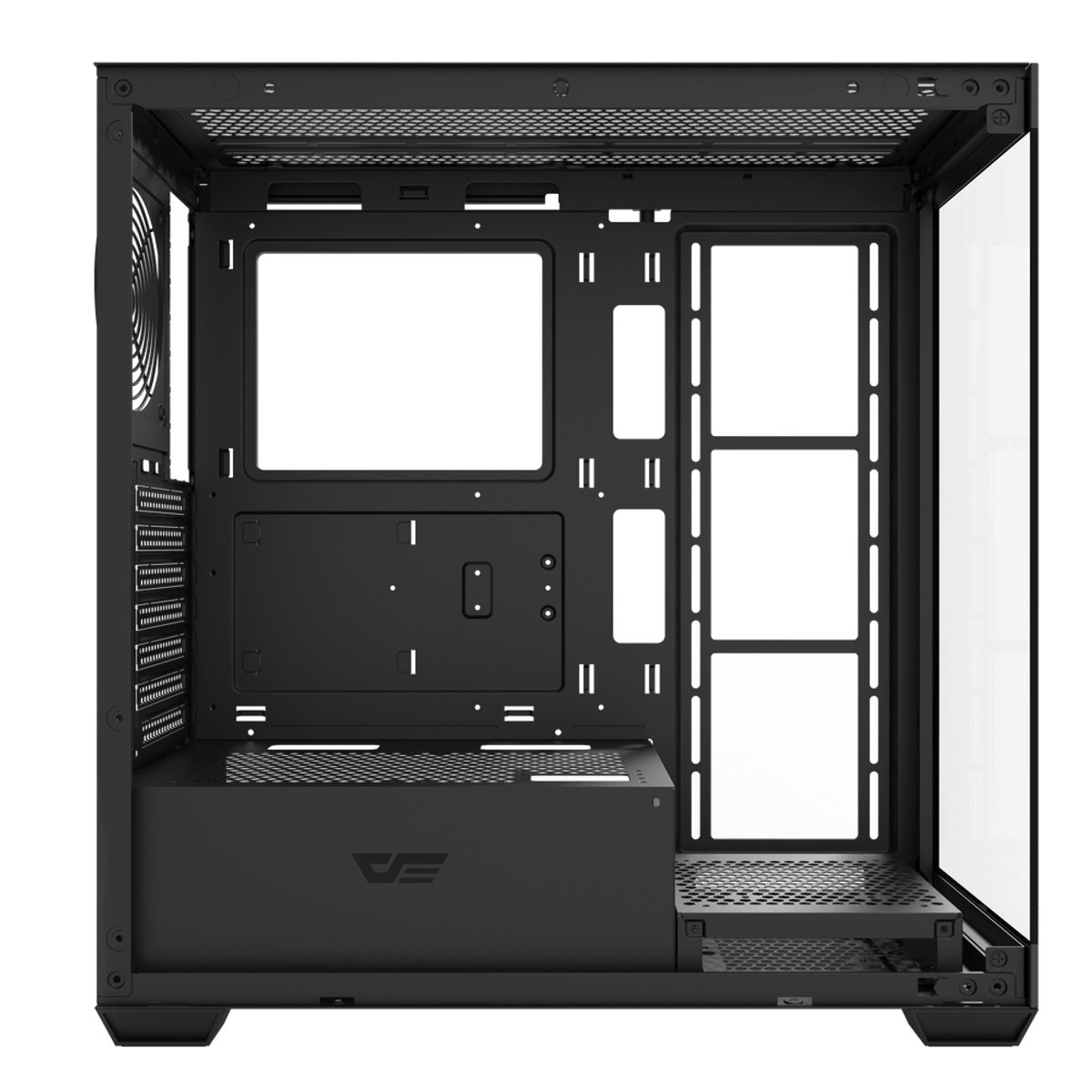 DS900 ATX Mid-Tower PC Case Black - afbeelding 5