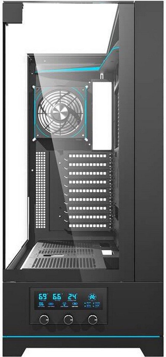 DY450L Pro Black ATX Mid Tower Computer Case - afbeelding 2