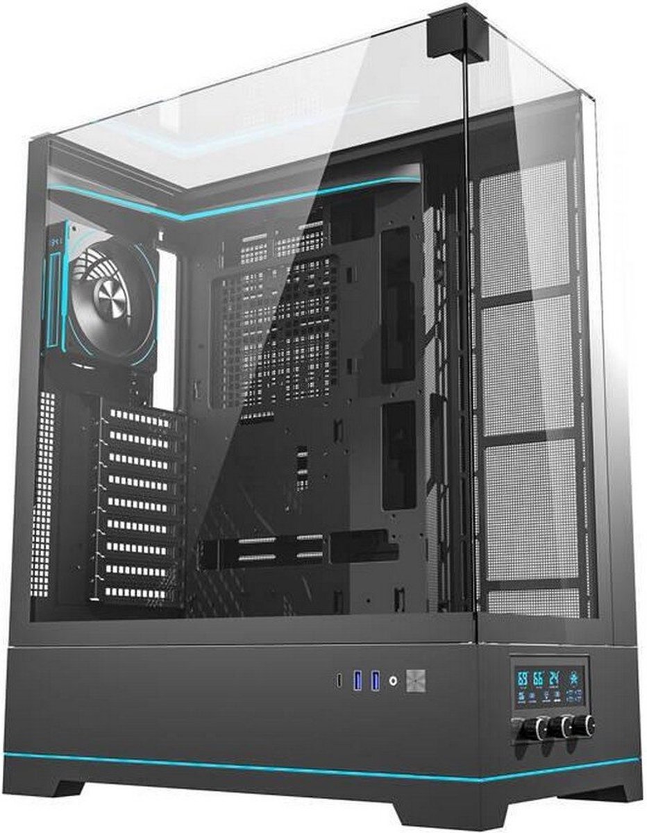 DY450L Pro Black ATX Mid Tower Computer Case - afbeelding 5