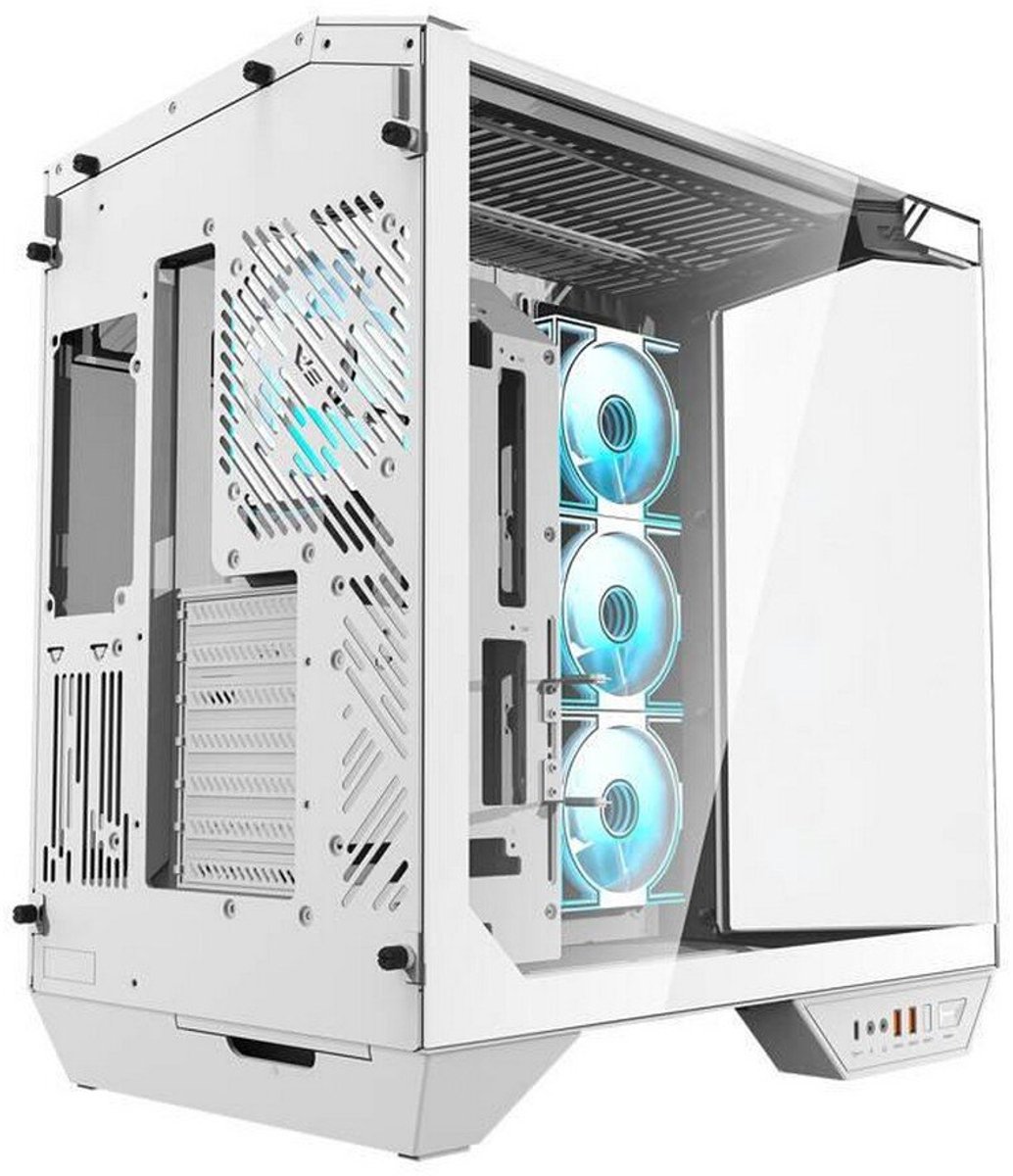 DY470 Wit Panoramische Glazen Gaming PC Kast Behuizing (White) - afbeelding 2