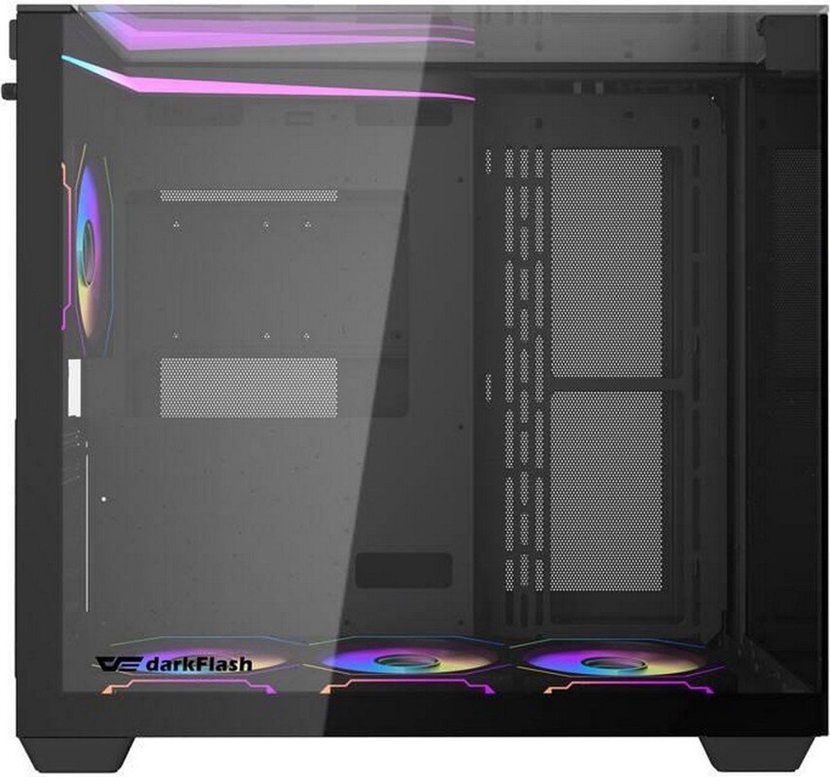 TH285 Black ATX Mid-Tower Computer Case - afbeelding 5