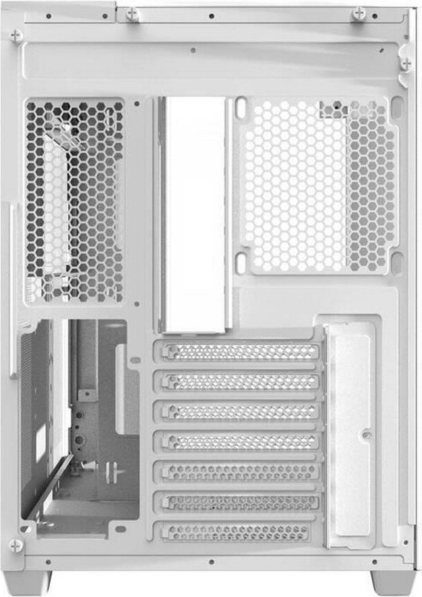 TH285 White Tempered Glass Mid Tower ATX Computer Case - afbeelding 2