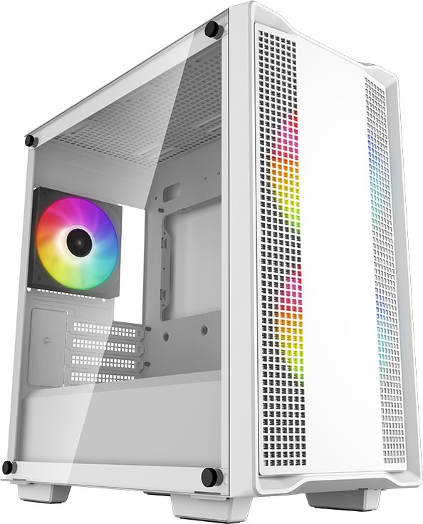 Deepcool cc360 midi tower behuizing - DeepCool CC360 WH ARGB Behuizing (White)