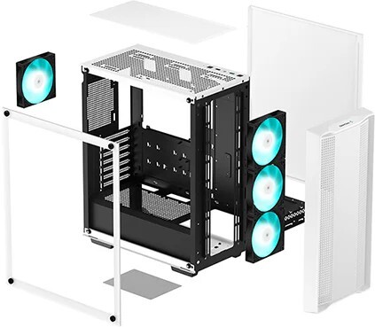 Deepcool cc560 v2 midi tower behuizing 975 5 orig - DeepCool CC560 WH V2 Behuizing