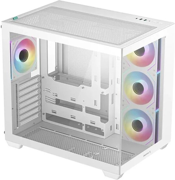 Deepcool cg530 4f midi tower behuizing 976 2 orig - DeepCool CG530 4F WH Behuizing