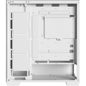 Cg580 Wh Atx Panoramic Case, Single Chamber Configuration, Tempered Glass Panels, Supports Up To 9 120Mm Fans 360Mm Radiators, 2X Usb 3.0, White - afbeelding 2