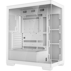 Cg580 Wh Atx Panoramic Case, Single Chamber Configuration, Tempered Glass Panels, Supports Up To 9 120Mm Fans 360Mm Radiators, 2X Usb 3.0, White - afbeelding 4