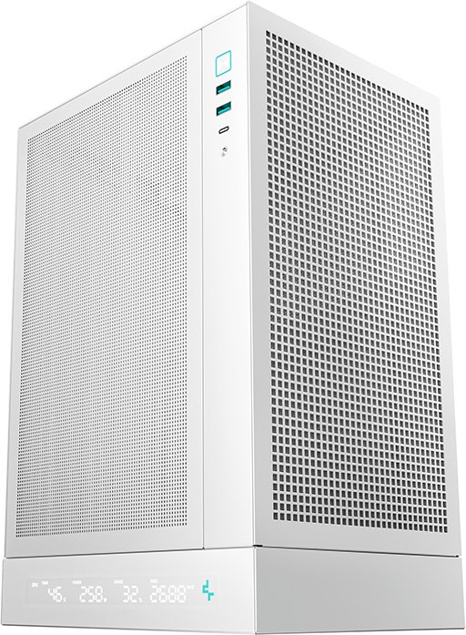 Deepcool ch170 digital mini tower behui 759 - DeepCool CH170 DIGITAL WH Behuizing