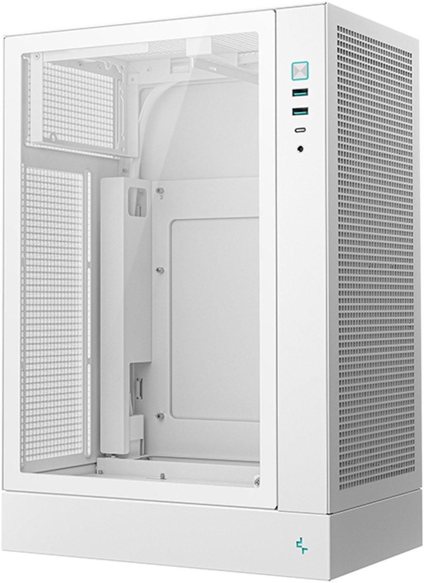 Deepcool Ch170 Plus Wh Midi Tower Wit behuizing - afbeelding 2