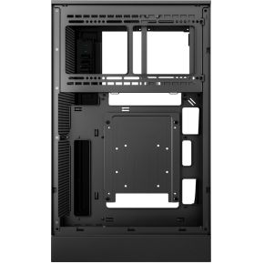 Ch270 Digital Micro-Atx Mini Tower Pc Case, High Airflow Mesh Panels, Digital Vertical Base, Full-Sized Air Cooler Support, Direct Insert Gpu Capable, Support 360Aio, Black - afbeelding 6