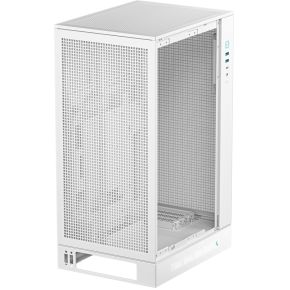 Ch270 Digital Wh Micro-Atx Mini Tower Pc Case, High Airflow Mesh Panels, Digital Vertical Base, Full-Sized Air Cooler Support, Direct Insert Gpu Capable, Support 360Aio, White - afbeelding 7