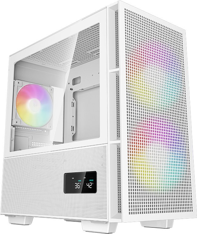 Deepcool ch360 digital mini tower behui - DeepCool CH360 Digital Behuizing (White)