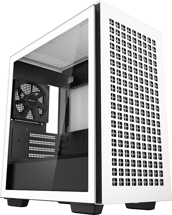 Deepcool ch370 midi tower behuizing - DeepCool CH370 WH Behuizing