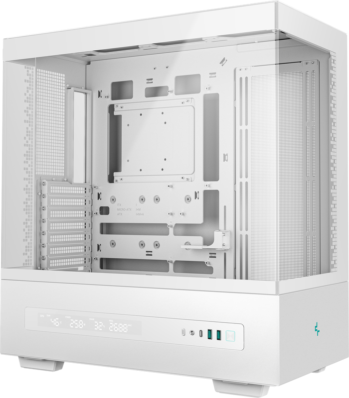 Deepcool ch690 digital midi tower behui 762 2 orig - DeepCool CH690 Digital Mid Tower ATX Case - White