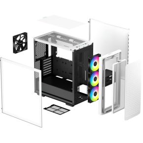 Deepcool Ck560 Midi Tower Wit behuizing - afbeelding 8