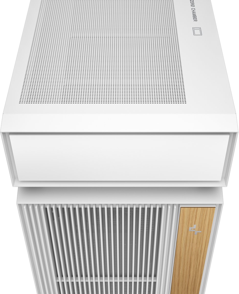 CL660 WH White ATX Mid Tower Case with HyperSplit Design - afbeelding 2