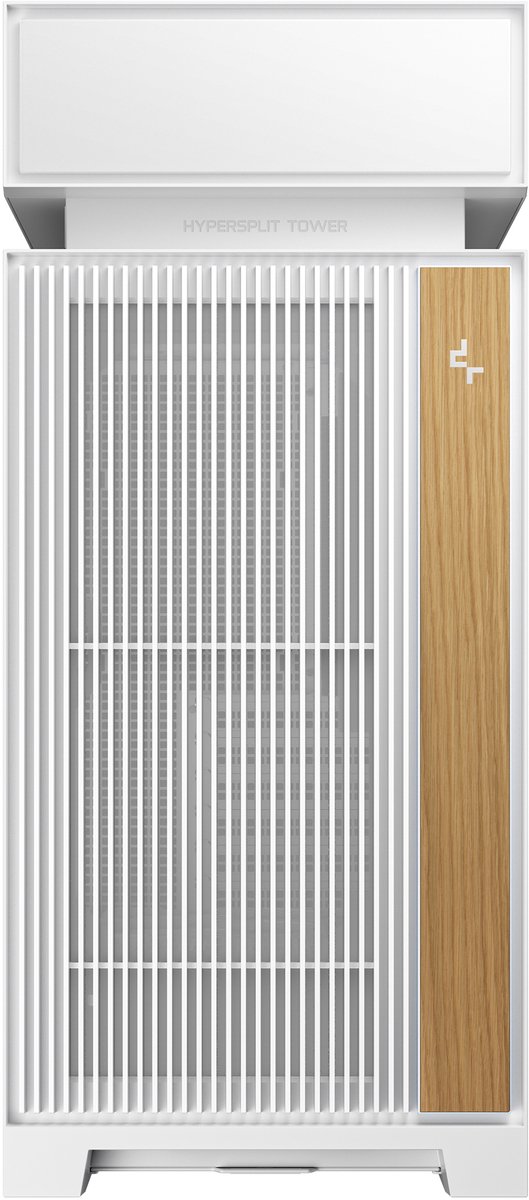 CL660 WH White ATX Mid Tower Case with HyperSplit Design - afbeelding 4