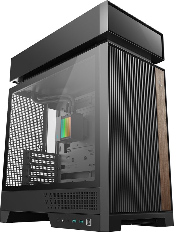 Deepcool cl6600 midi tower zwart - DeepCool CL6600 HyperSplit Mid-Tower ATX Case