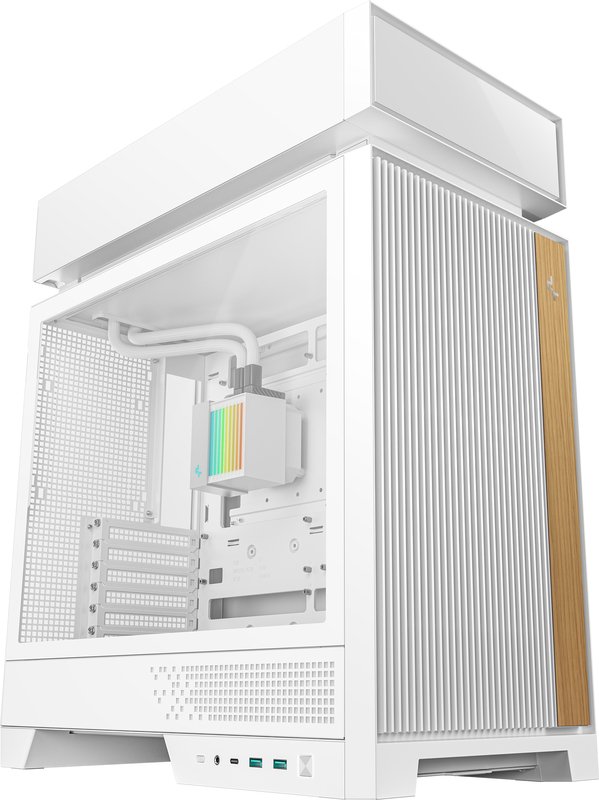 Deepcool cl6600 wh midi tower wit - DeepCool CL6600 WH ATX Mid Tower Case