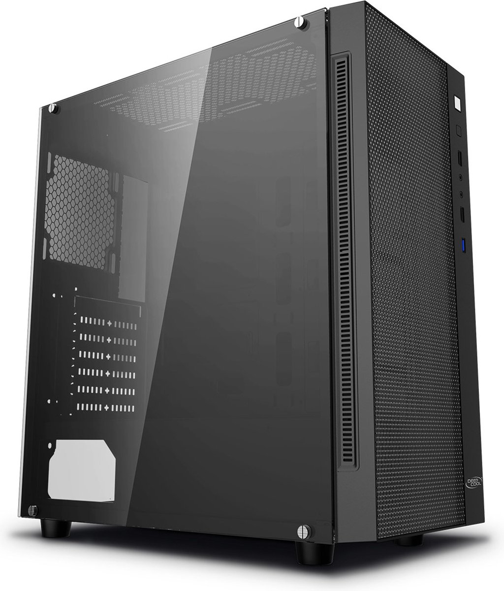 Matrexx 55 Mesh Tempered Glass E-ATX Mid Tower Case - Black - afbeelding 3