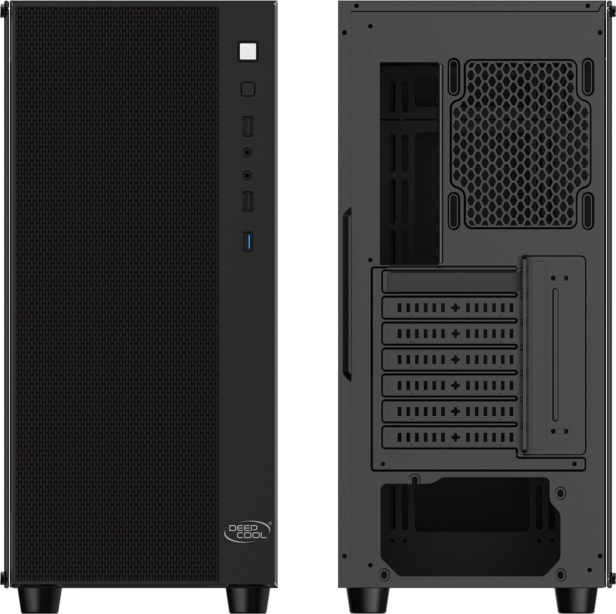 Matrexx 55 Mesh Tempered Glass E-ATX Mid Tower Case - Black - afbeelding 7