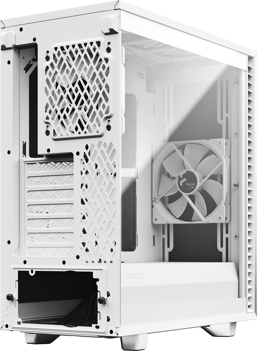Fractal Design Define 7 Compact White Tg Clear Tint Tempered Glass Atx behuizing - afbeelding 6