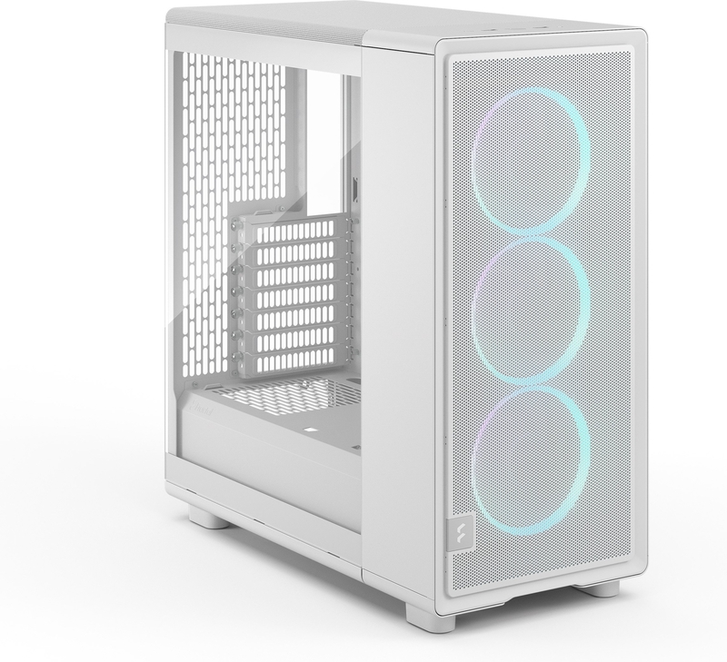 Fractal design epoch midi tower behuizing 819 2 orig - Fractal Design Epoch White TG RGB Clear Tint Behuizing