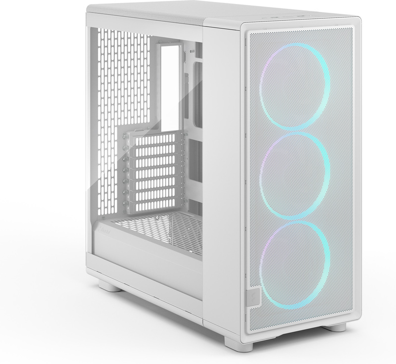 Fractal design epoch xl tg midi tower behuizi 403153 2 orig - Fractal Design Epoch XL White TG RGB Clear tint Behuizing