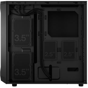 Fractal Design Focus 2 Black Solid Behuizing - afbeelding 3