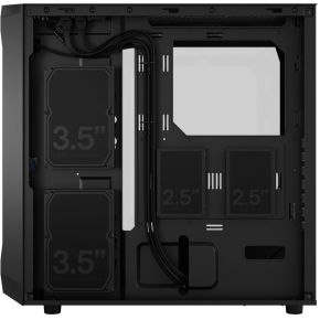 Fractal Design Focus 2 RGB Black TG Clear Tint Behuizing - afbeelding 4