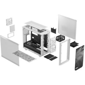Fractal Design Meshify 2 Lite White TG Clear - afbeelding 8