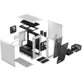 Fractal Design Meshify 2 Mini White TG Clear Tint - afbeelding 6