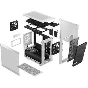 Fractal Design Meshify 2 Nano White TG Clear Tint Behuizing - afbeelding 6
