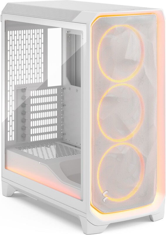 Fractal design meshify 3 ambience pro midi to 302 2 orig - Fractal Design Meshify 3 Ambience Pro RGB White TG Clear Behuizing