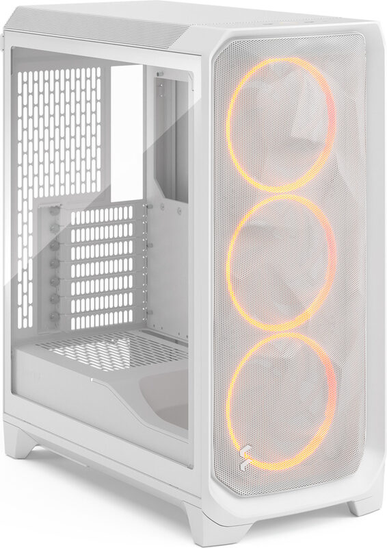 Fractal design meshify 3 midi tower behuizing 938 2 orig - Fractal Design Meshify 3 White RGB TG Clear Tint Behuizing
