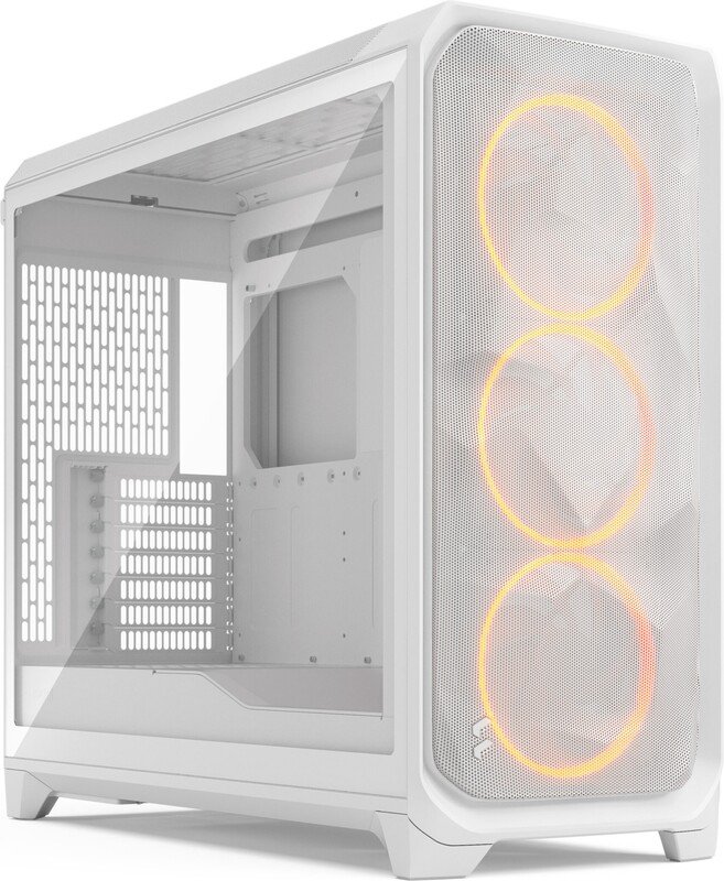 Fractal design meshify 3 xl big towerbig behu 1143 - Fractal Design Meshify 3 XL White RGB TG Clear Tint Behuizing
