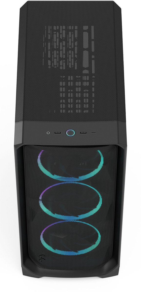 Meshify 3 RGB Black TG Light Tint - afbeelding 3