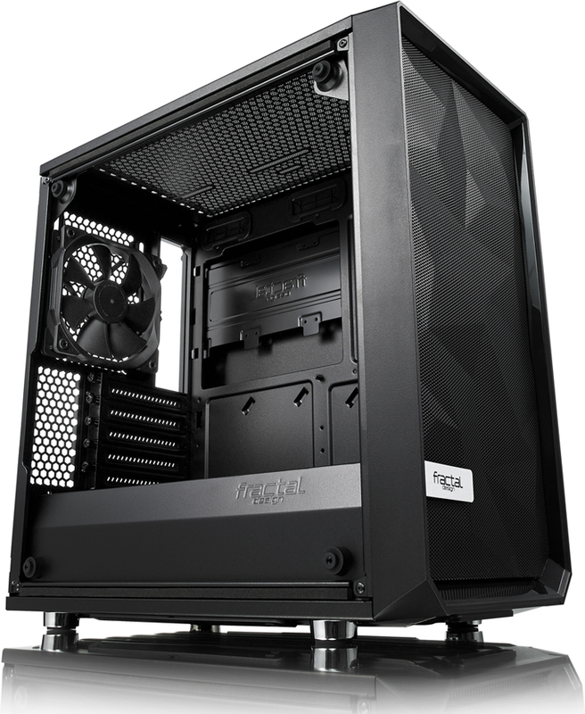 Fractal design meshify c mini dark tg 2 orig - Fractal Design Meshify C Mini Dark TG Behuizing