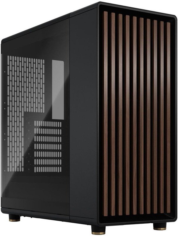 Fractal design north midi tower behuizing 856718 - Fractal Design North Charcoal Black TG Dark Behuizing