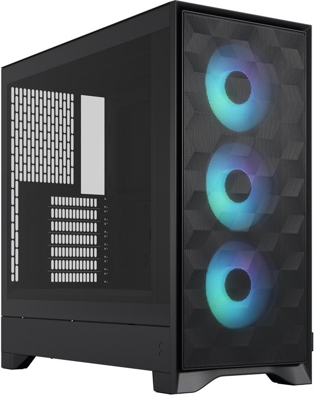 Fractal design pop 2 air midi tower behuizing 727059 - Fractal Design Pop 2 Air Black TG RGB Behuizing