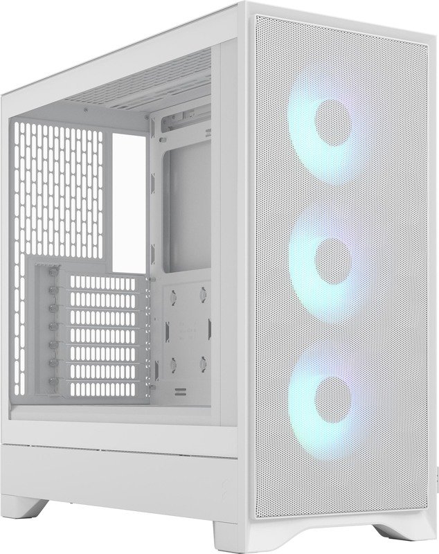 Fractal design pop 2 air midi tower behuizing 727219 - Fractal Design Pop 2 Air White TG RGB Behuizing