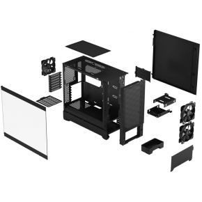 Fractal Design Pop Air Black TG Clear Tint Behuizing - afbeelding 7