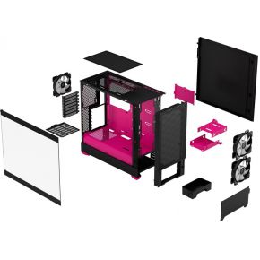 Fractal Design Pop Air Tower Zwart, Magenta behuizing - afbeelding 7