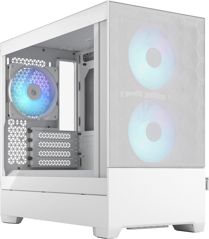 Fractal design pop mini air midi tower behuiz - Fractal Design Pop Mini Air RGB White TG Clear Tint Behuizing