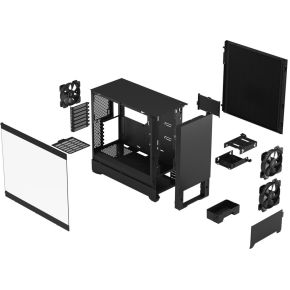 Fractal Design Pop Silent Black TG Clear Tint Behuizing - afbeelding 8