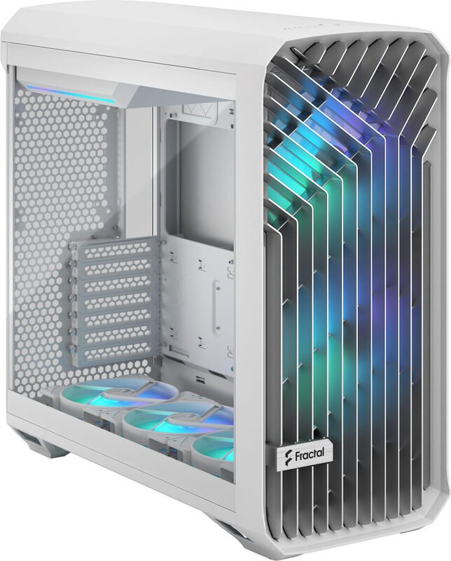 Fractal design torrent white tg clear tint mi - Fractal Design Torrent RGB White + Clear TG Behuizing