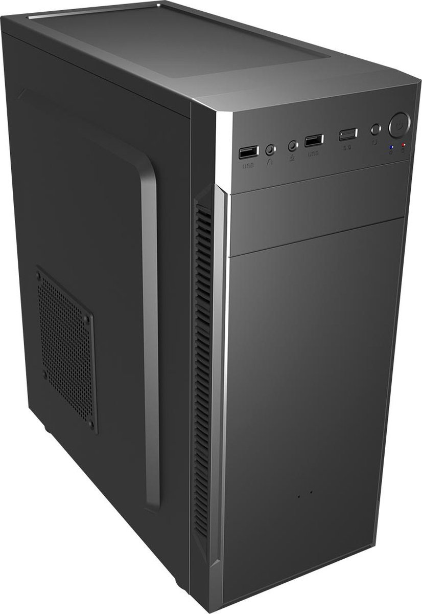 Fsp Cmt160 - Midi-Towermodel - Atx, Itx, Micro-Atx - Geen Voeding(Atx) - Zwart behuizing - afbeelding 3