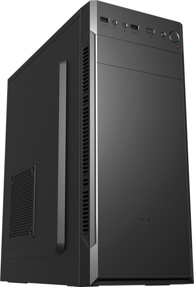 FSP Fsp Cmt160 - Midi-Towermodel - Atx, Itx, Micro-Atx - Geen Voeding(Atx) - Zwart